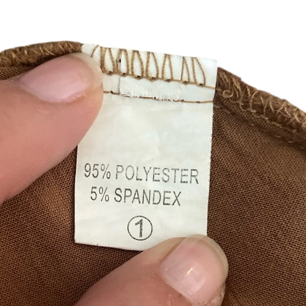 3/$18 Anna-Kaci High-Low Tiered Long Sleeved Ruffled Wrist Women's Top- Size S - Picture 10 of 14